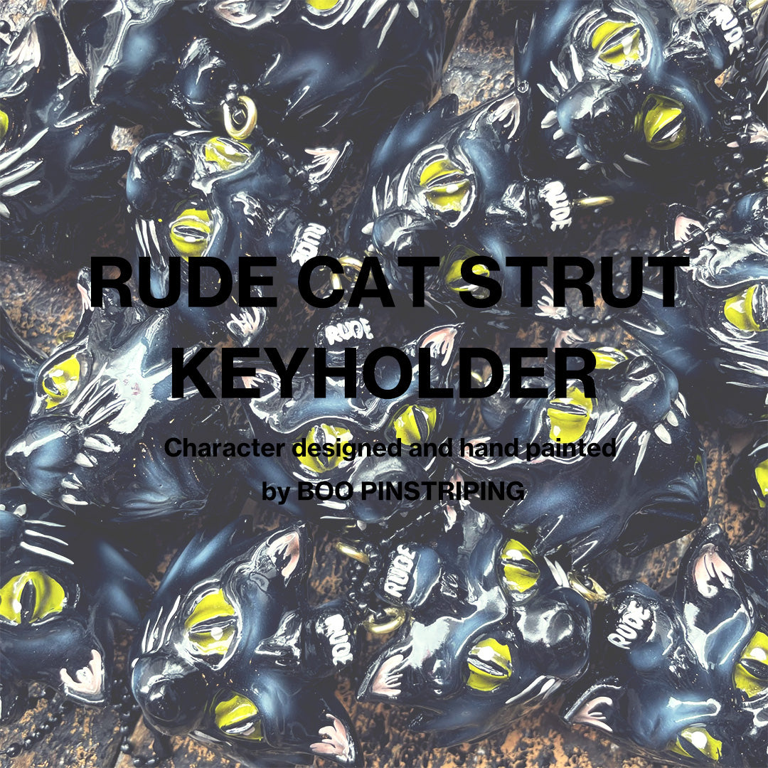 RUDE CAT STRUT KEYHOLDER