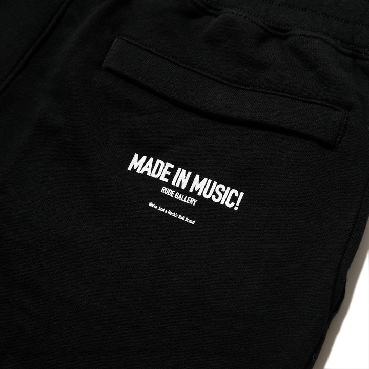 MADE IN MUSIC SWEAT SHORT PANTS