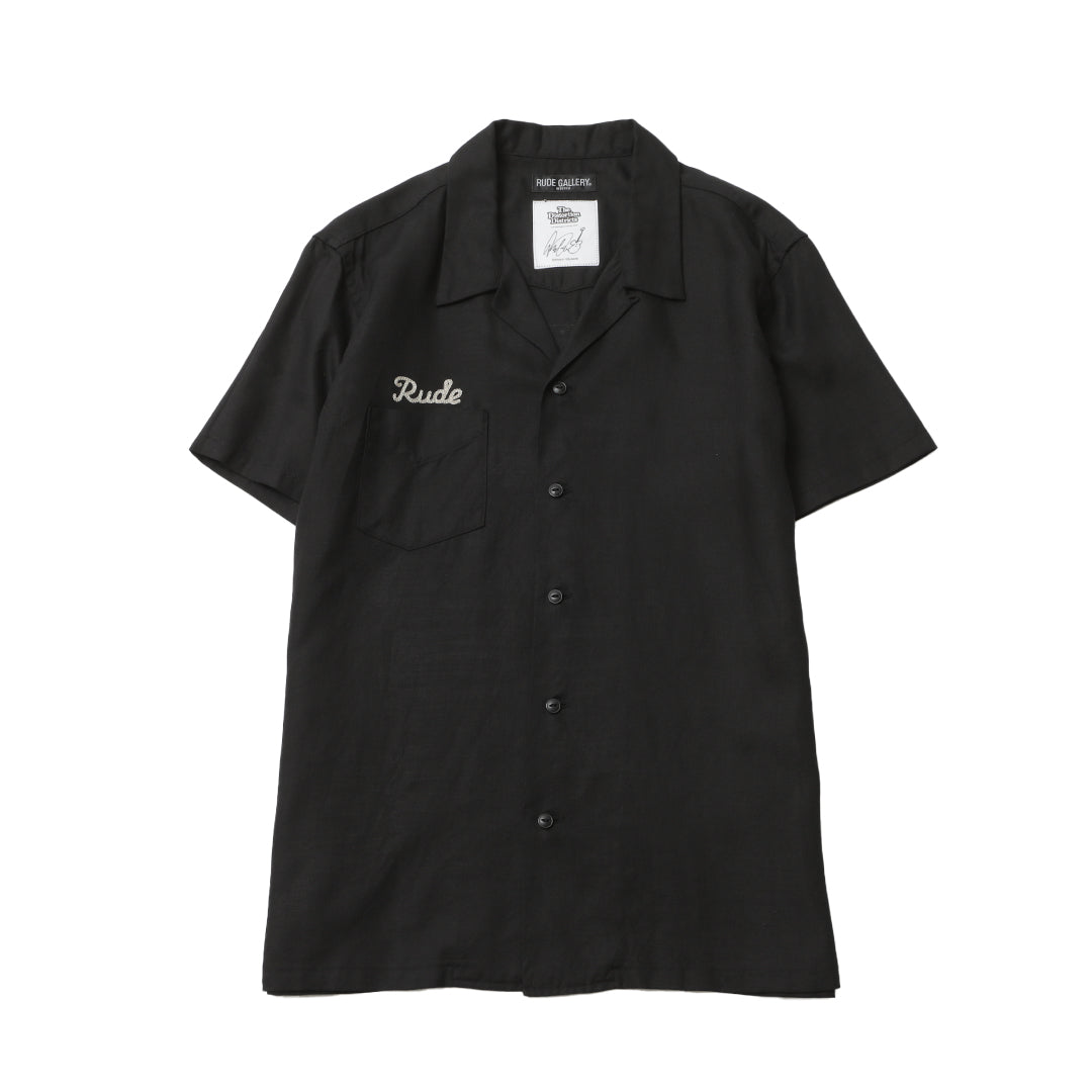 THE DISTORTION DISTRICTS OPEN COLLAR SHIRT